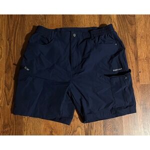 Santiny Mens XL Navy Blue Hiking Cargo Shorts Lightweight Quick Dry Outdoor